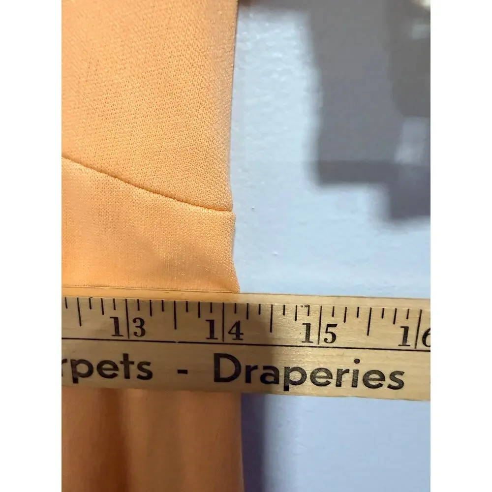 Vintage Joni Blair of California Maxi Dress with Lace Sleeves size 14 (modern 8) - Picture 7 of 7